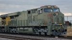 BNSF 3283 with Her Headlights on Dim Prepares For Her First Test Run with BNSF 3674 As The Lead Motor with 2 AC4400CWM's/C44ACM's Sandwich Between Them.